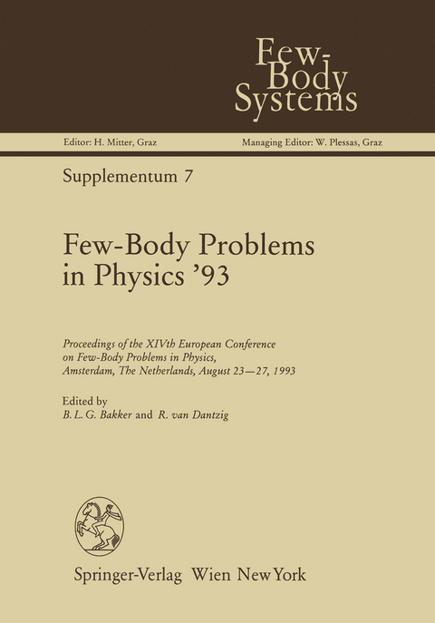 Few-Body Problems in Physics ’93 - 