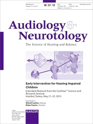 Early Intervention for Hearing Impaired Children - 