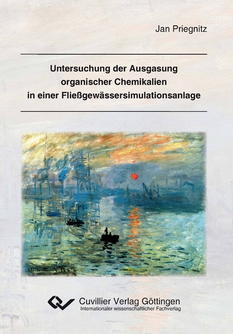 Untersuchung der Ausgasung organischer Chemikalien in einer Fließgewässersimulationsanlage - Jan Priegnitz