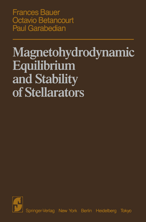 Magnetohydrodynamic Equilibrium and Stability of Stellarators - F. Bauer, O. Betancourt, P. Garabedian