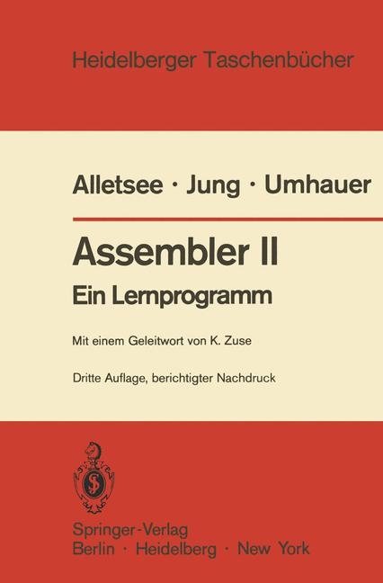 Assembler II - Rainer Alletsee, Horst Jung, Gerd F. Umhauer