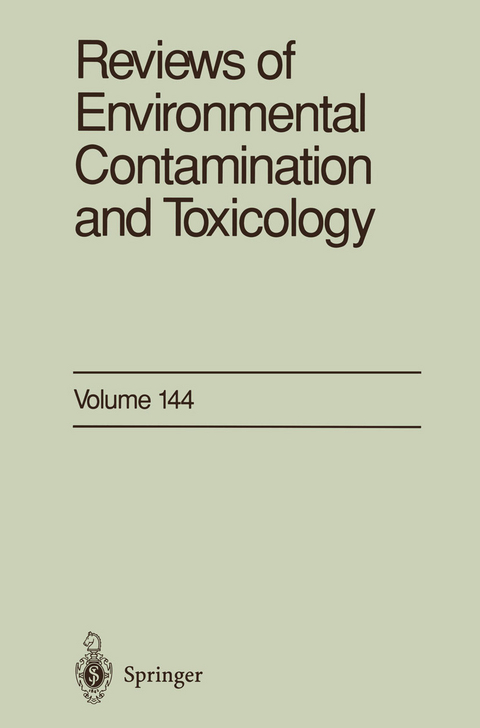 Reviews of Environmental Contamination and Toxicology - George W. Ware