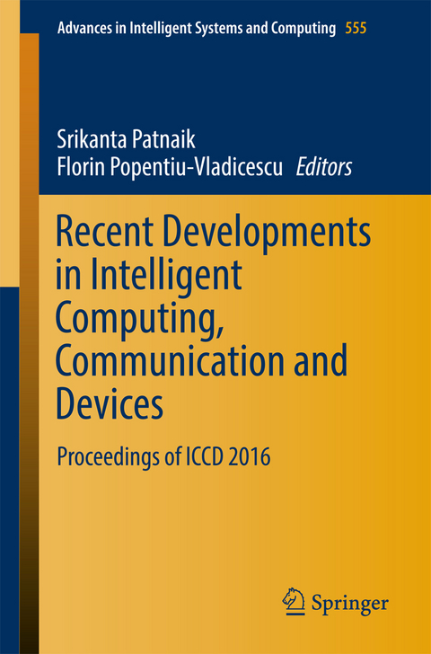 Recent Developments in Intelligent Computing, Communication and Devices - 