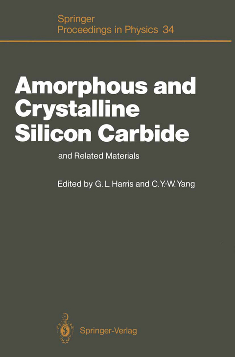 Amorphous and Crystalline Silicon Carbide and Related Materials - 