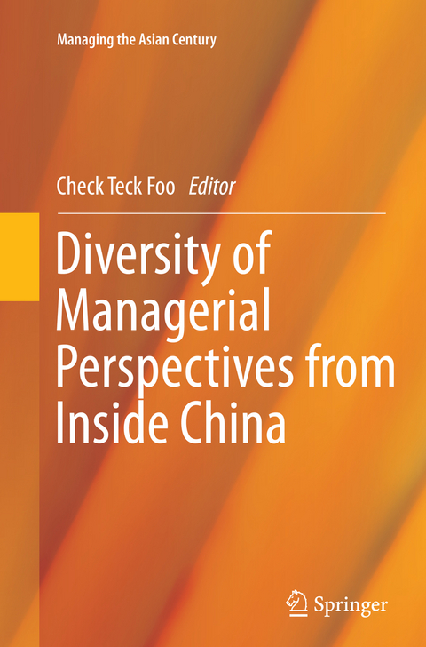 Diversity of Managerial Perspectives from Inside China - 