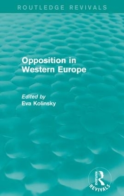 Opposition in Western Europe - 