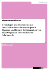 Grundlagen und Instrumente der österreichischen Arbeitsmarktpolitik. Chancen und Risiken der Integration von Flüchtlingen am österreichischen Arbeitsmarkt - Alexander Fankhauser