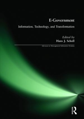 E-Government: Information, Technology, and Transformation - Hans J Schnoll