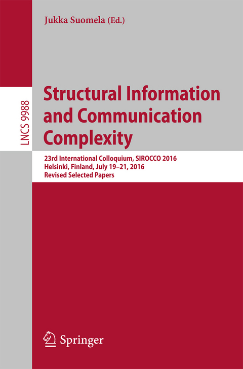 Structural Information and Communication Complexity - 