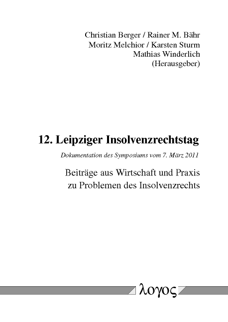 12. Leipziger Insolvenzrechtstag - 