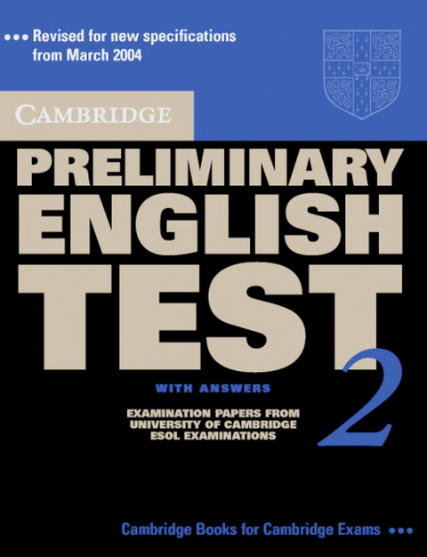 Cambridge Preliminary English Test 2 New Edition