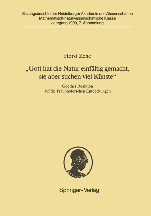 „Gott hat die Natur einfältig gemacht, sie aber schon viel Künste“ - Horst Zehe