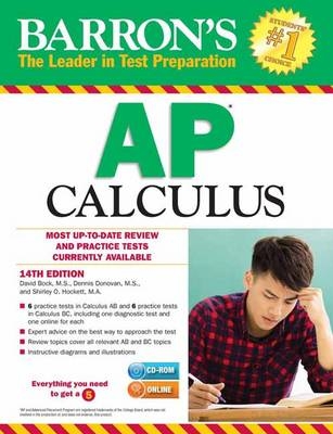 Barron's AP Calculus with CD-ROM - David Bock, Dennis Donovan, Shirley O. Hockett