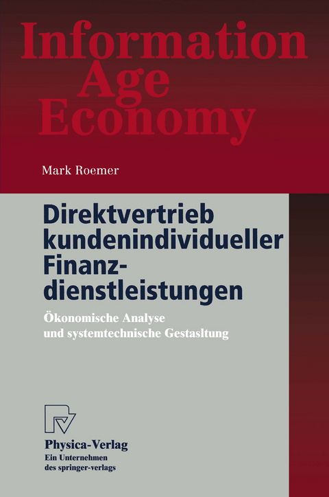 Direktvertrieb kundenindividueller Finanzdienstleistungen - Mark Roemer