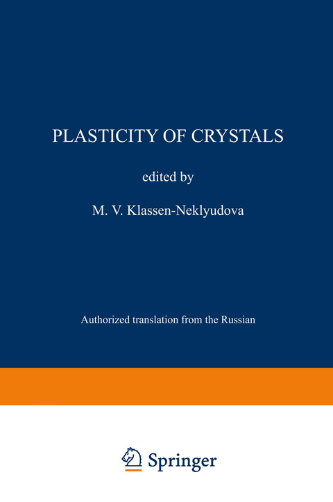 Plasticity of Crystals - 