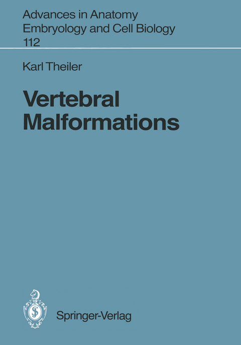 Vertebral Malformations - Karl Theiler