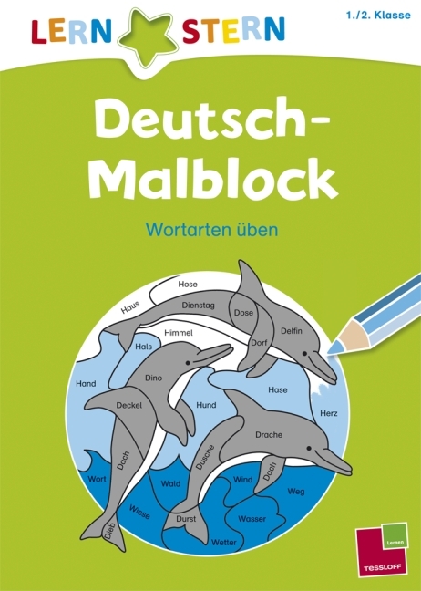 Deutsch-Malblock 1. /2. Klasse.  Wortarten üben - Sabine Schwertführer