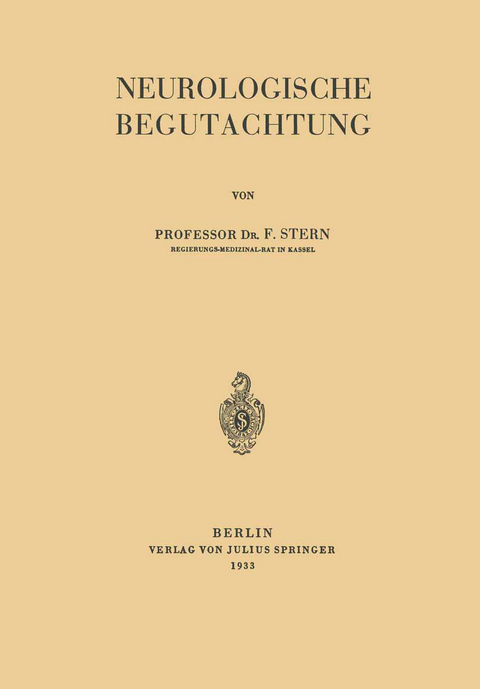 Neurologische Begutachtung - F. Stern