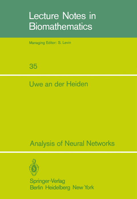 Analysis of Neural Networks - U. an der Heiden