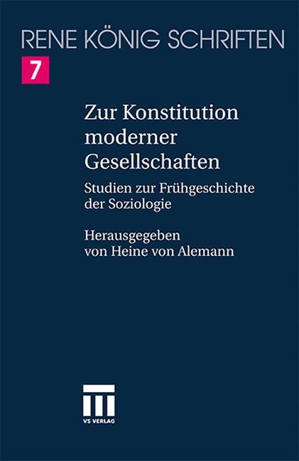 Zur Konstitution moderner Gesellschaften - 