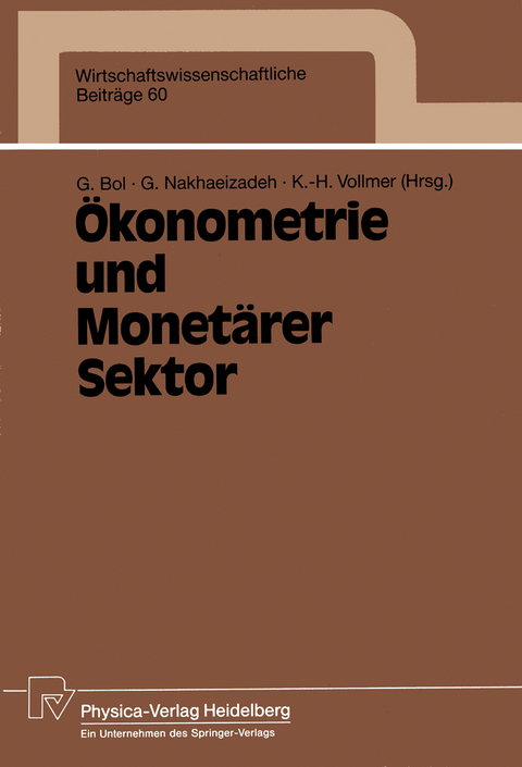 Ökonometrie und Monetärer Sektor - 