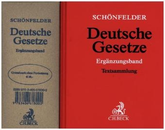 Deutsche Gesetze, Ergänzungsband, Grundwerk ohne Fortsetzung - 