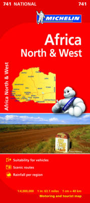 Africa North & West - Michelin National Map 741