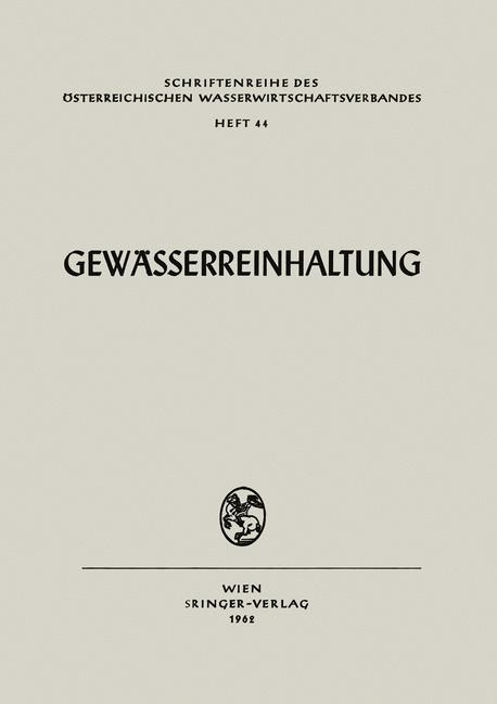 Gewässerreinhaltung