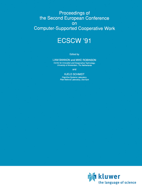 Proceedings of the Second European Conference on Computer-Supported Cooperative Work - 