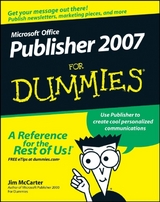 Microsoft Office Publisher 2007 For Dummies - Jim McCarter, Jacqui Salerno Mabin