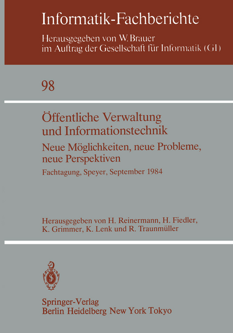 Öffentliche Verwaltung und Informationstechnik - 