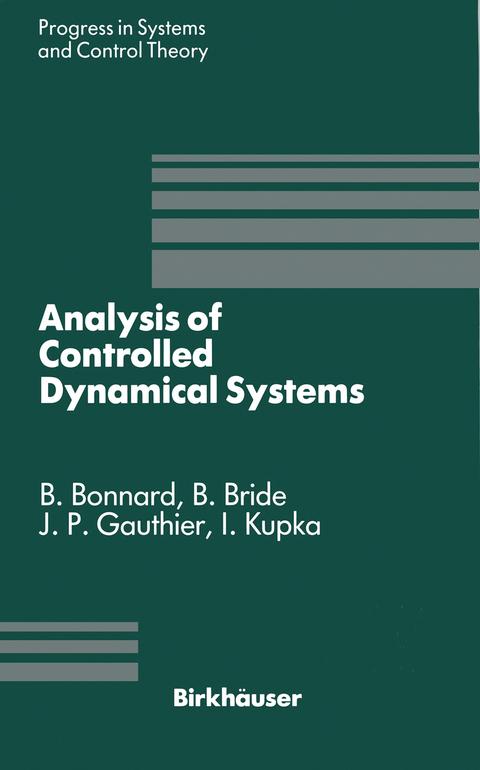 Analysis of Controlled Dynamical Systems - 