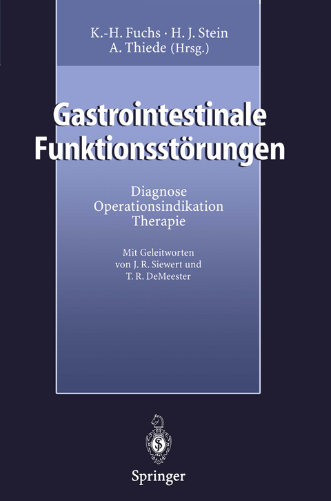 Gastrointestinale Funktionsstörungen - 