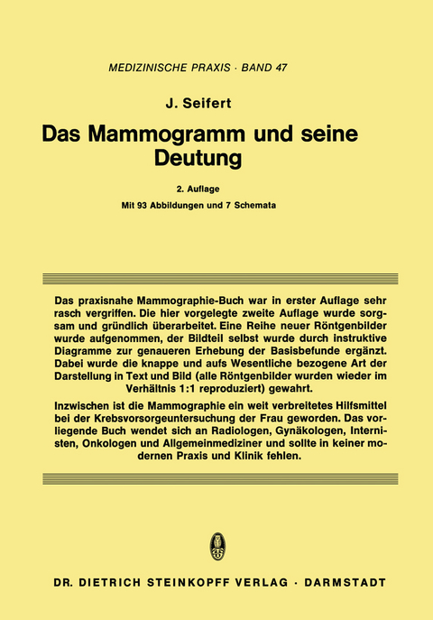 Das Mammogramm und seine Deutung - Jürgen Seifert