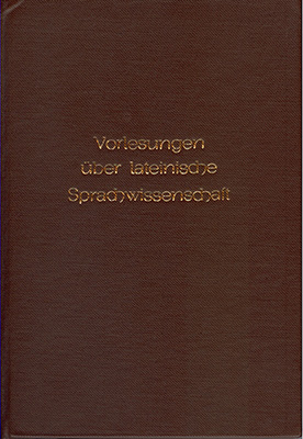 Vorlesungen über lateinische Sprachwissenschaft - Karl Reisig