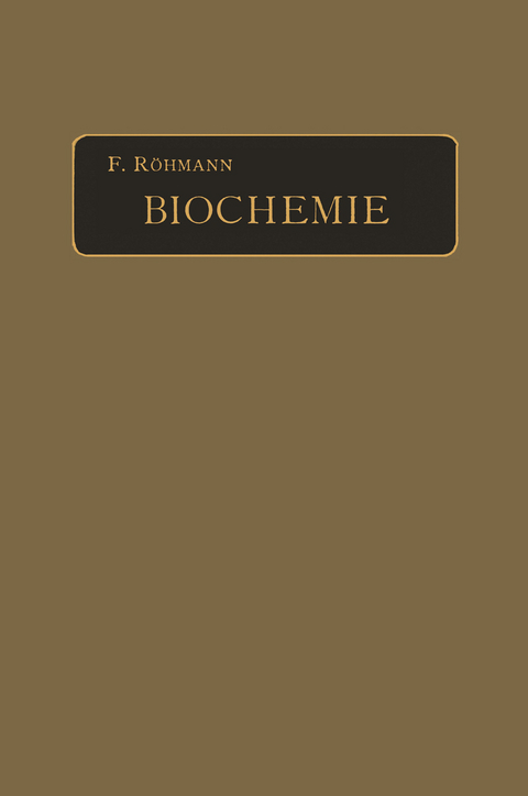 Biochemie - F. Röhmann