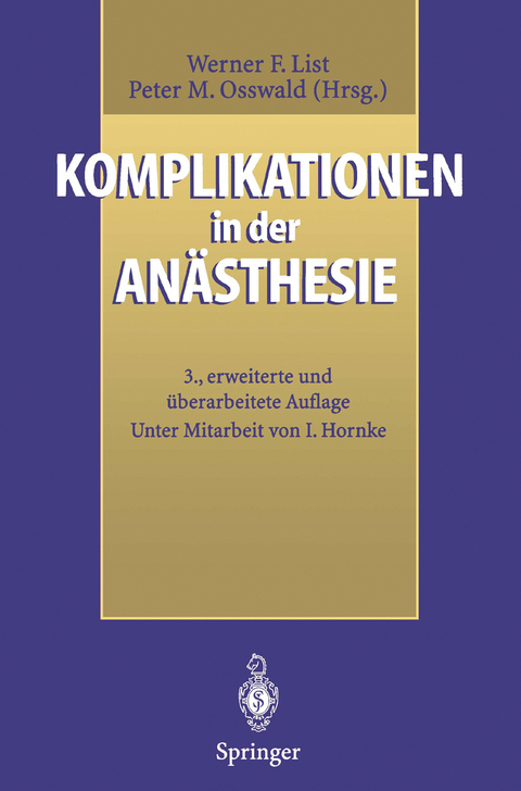 Komplikationen in der Anästhesie - 