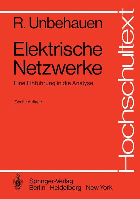 Elektrische Netzwerke - R. Unbehauen