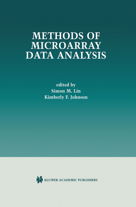 Methods of Microarray Data Analysis - 