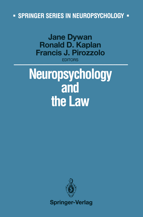 Neuropsychology and the Law - 