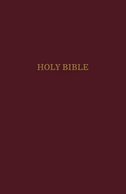 KJV Holy Bible: Gift and Award, Burgundy Leather-Look, Red Letter, Comfort Print: King James Version -  Zondervan