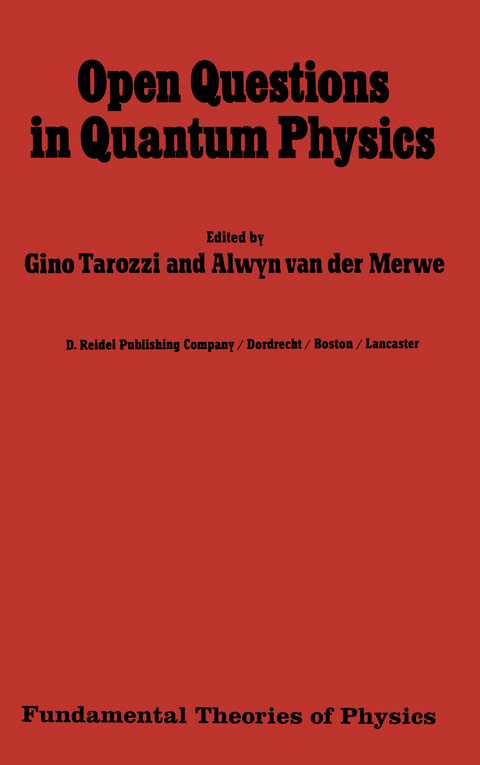 Open Questions in Quantum Physics - 