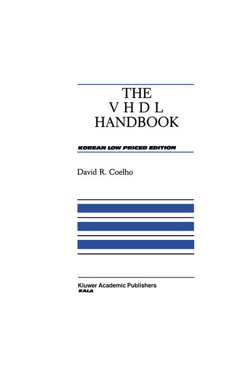 The VHDL Handbook - David R. Coelho