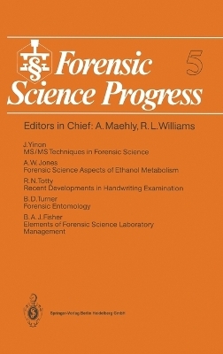 Forensic Science Progress - Ian W. Evett,  etc.