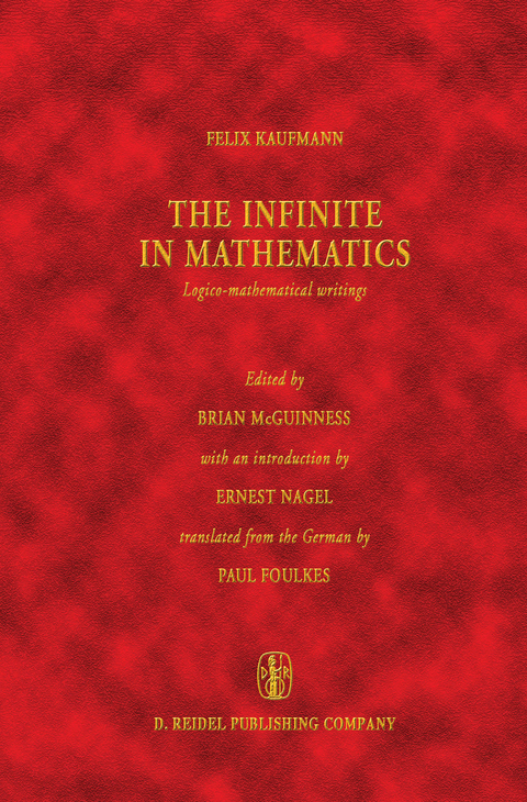 The Infinite in Mathematics - Felix Kaufmann