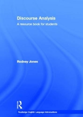 Discourse Analysis - Rodney H. Jones