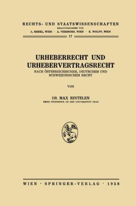 Urheberrecht und Urhebervertragsrecht - Max Rintelen