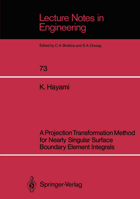 A Projection Transformation Method for Nearly Singular Surface Boundary Element Integrals - Ken Hayami