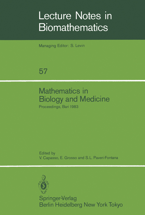 Mathematics in Biology and Medicine - 