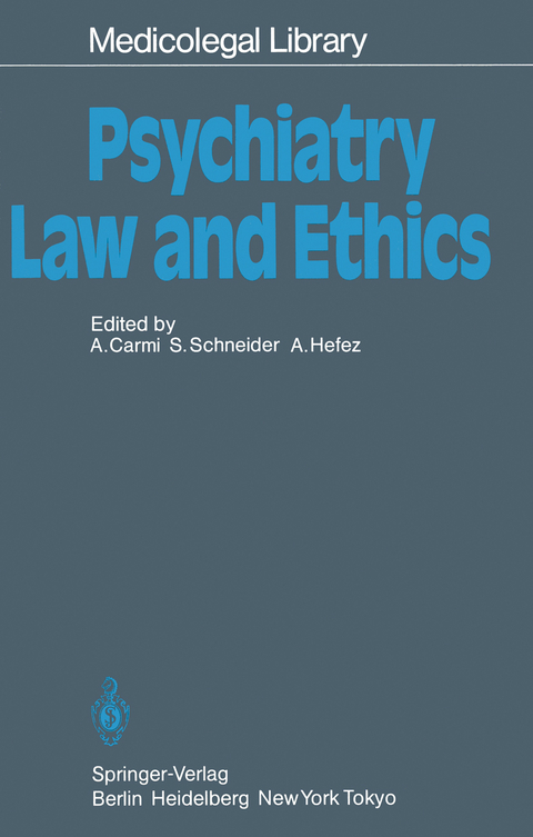 Psychiatry — Law and Ethics - 